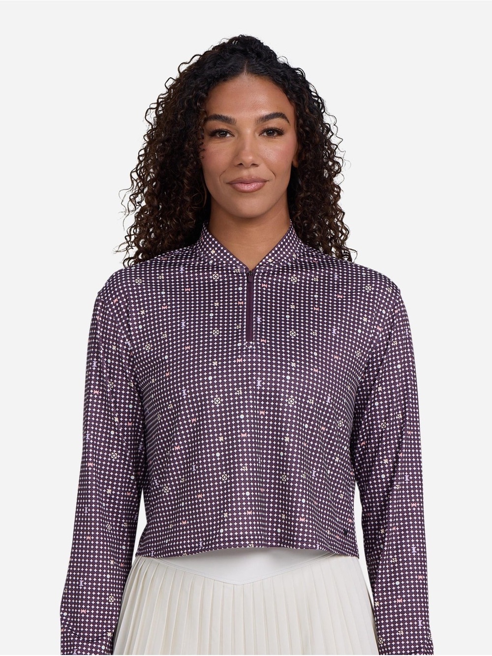 Bad Birdie Golf UV Quarter Zip Top
Throwing Darts Plum